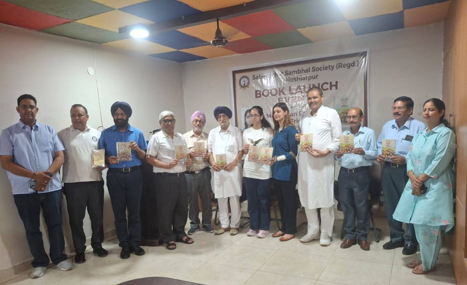 Class IX student Agam Preet Kaur's first book "More than enemies and friends" launched.